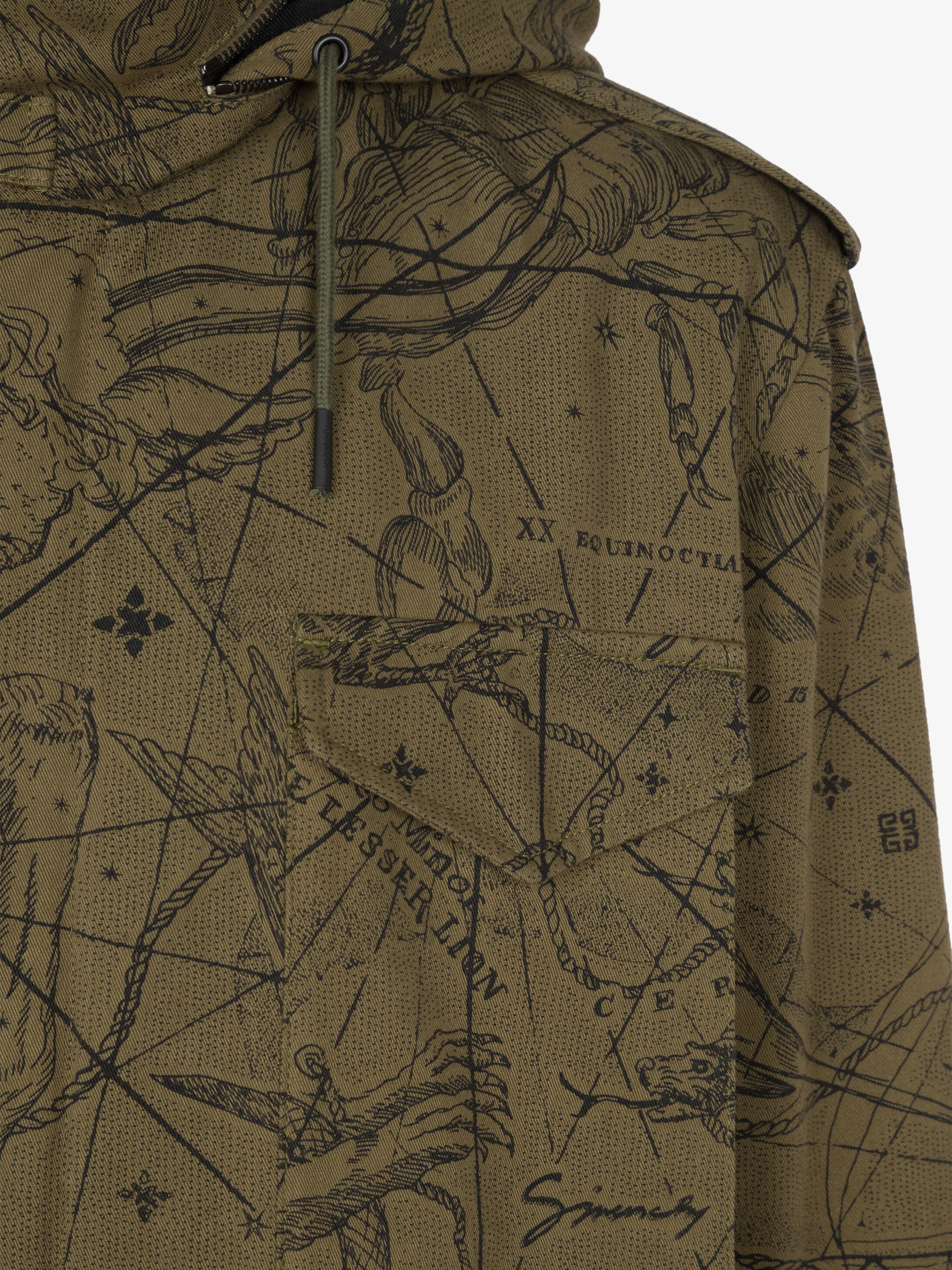 Astral printed multipockets parka - 7