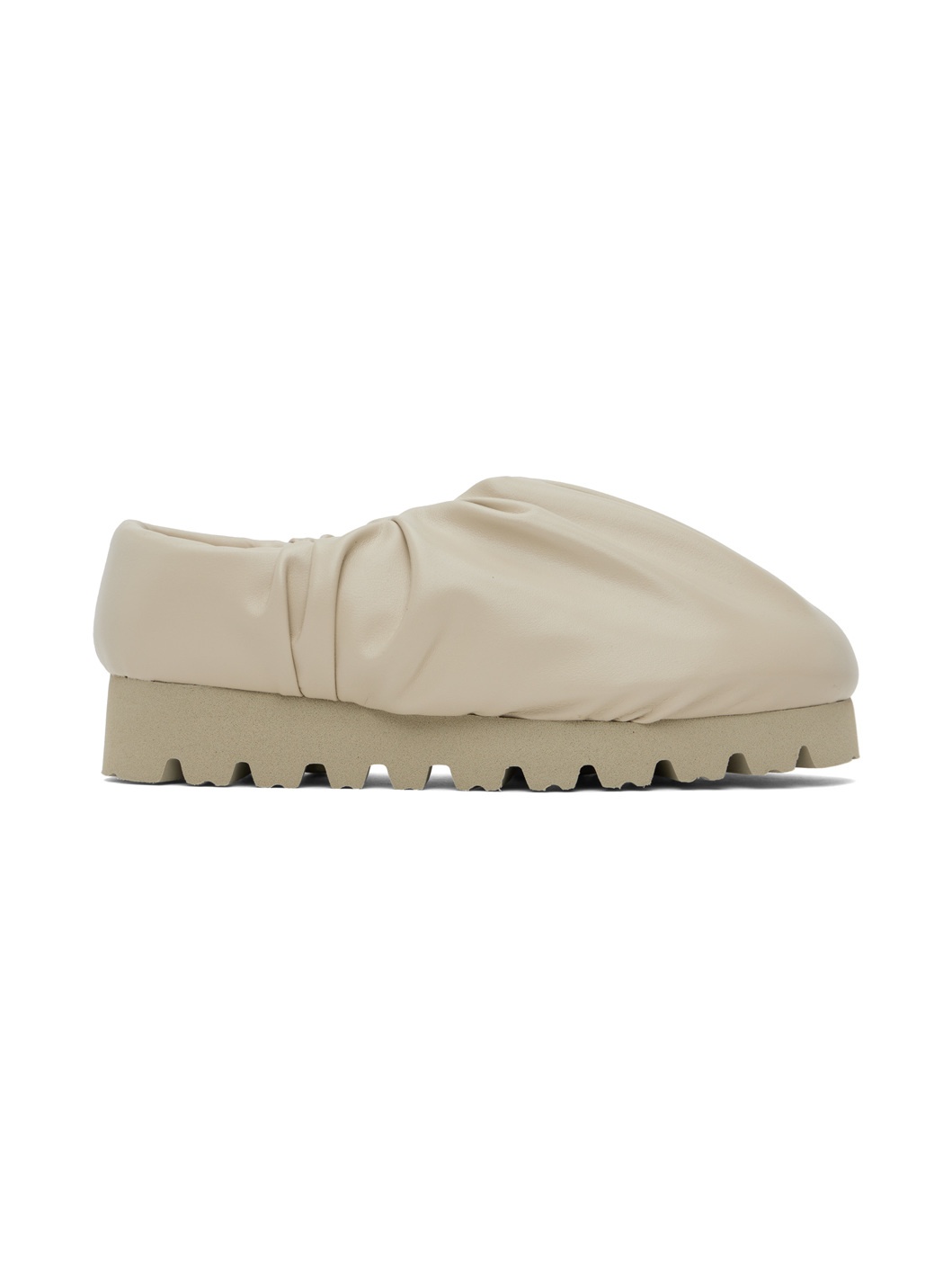Beige Camp Low Slip-On Loafers - 1