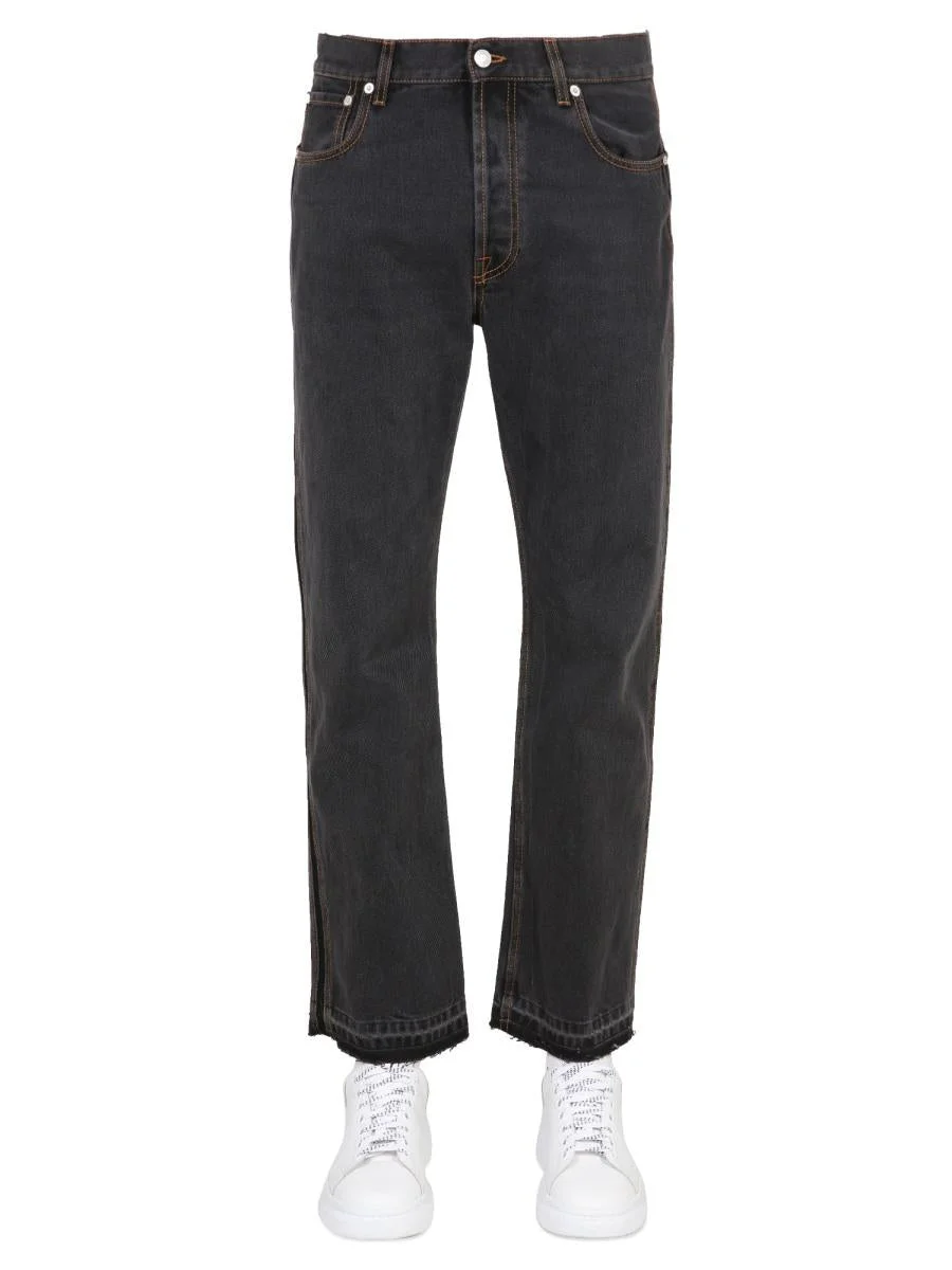 Alexander McQueen Raw Cut Jeans - 1