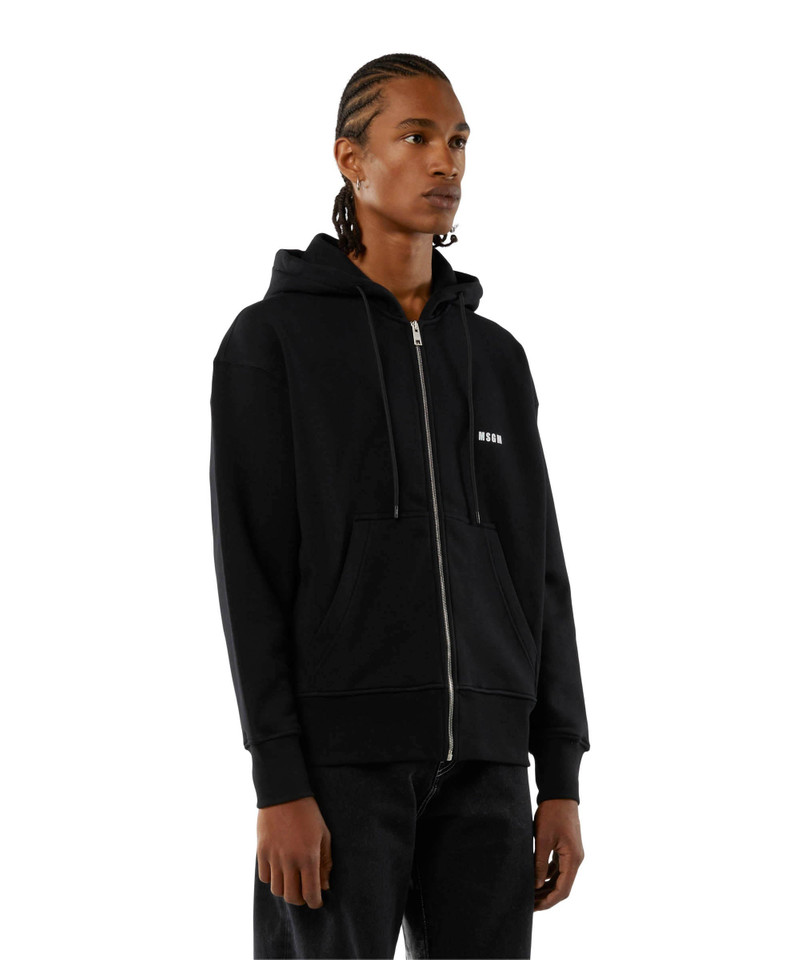 Cotton sweatshirt with screen print 4