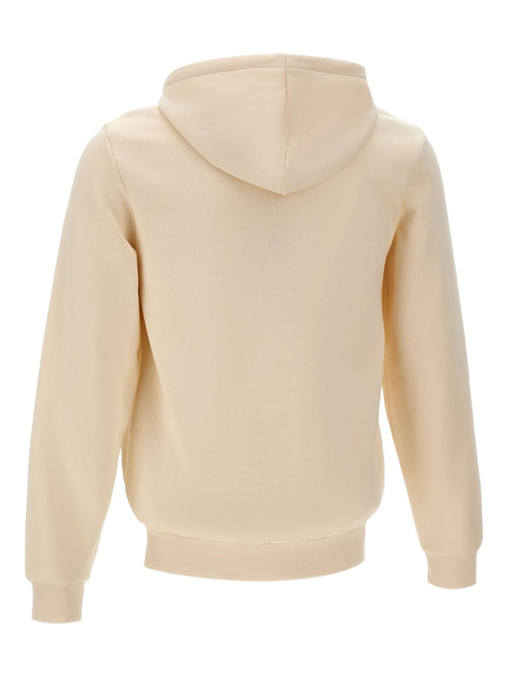 zip-front logo-patch hoodie - 3