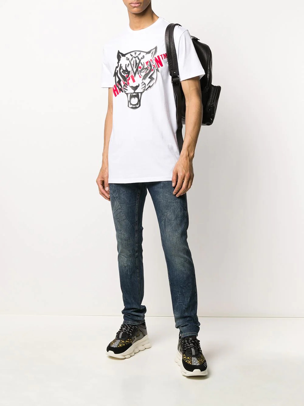 tiger head logo T-shirt - 2