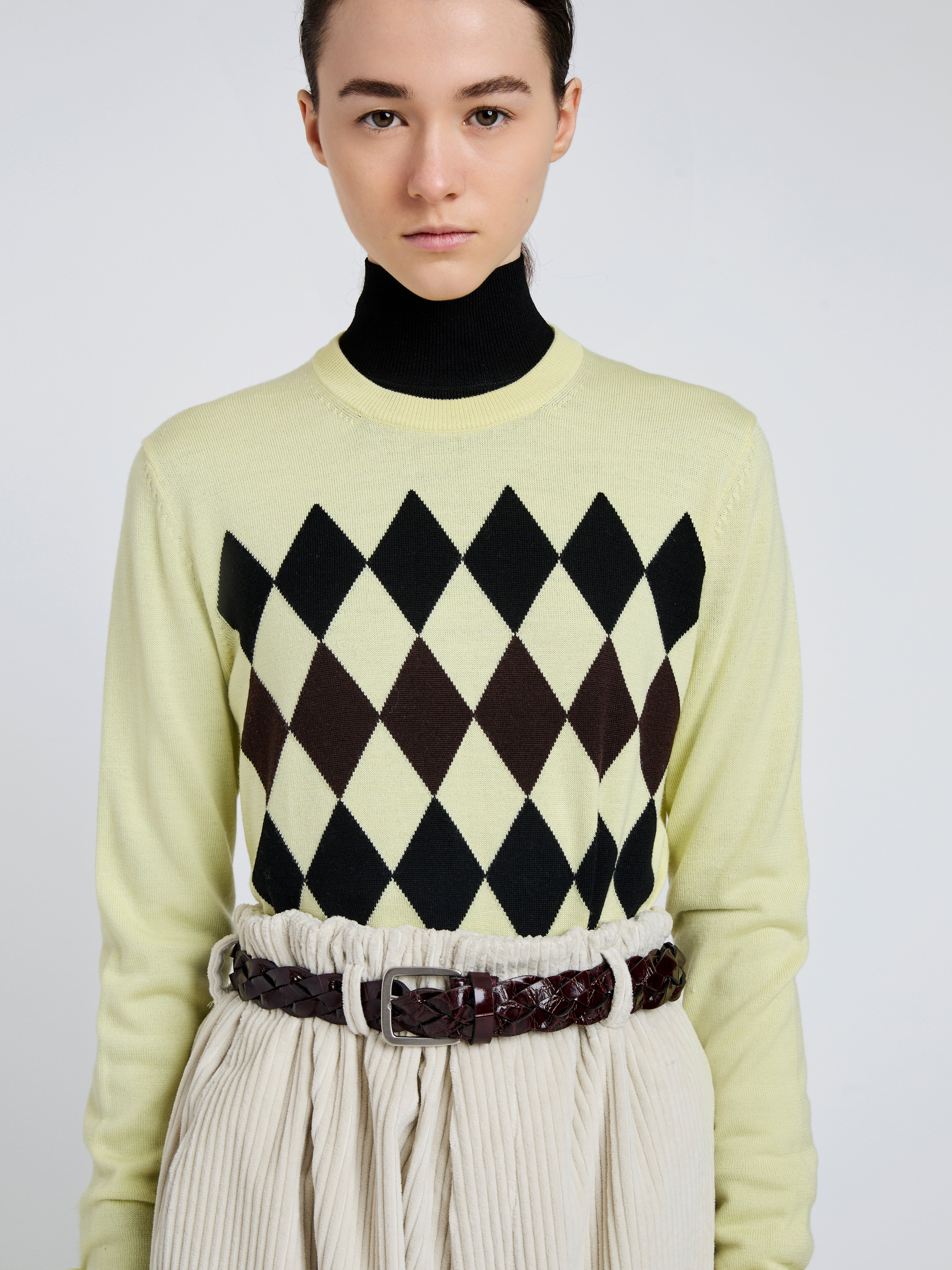 Vivian Top in Argyle Knit - 6
