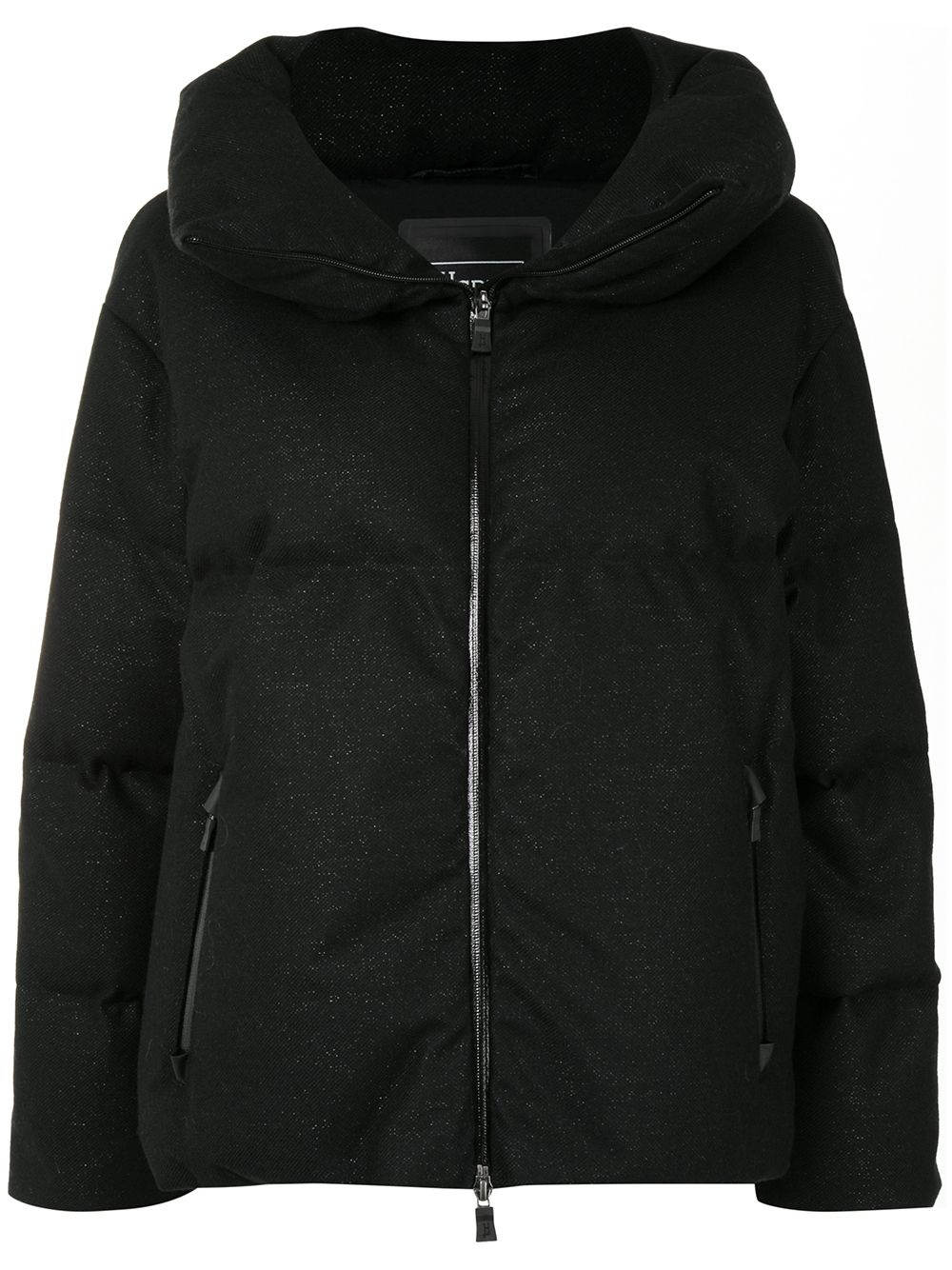 cropped puffer jacket - 1