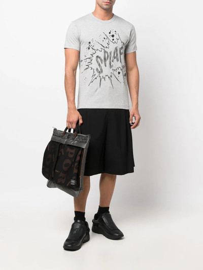 PORTER intarsia-knit logo tote bag outlook