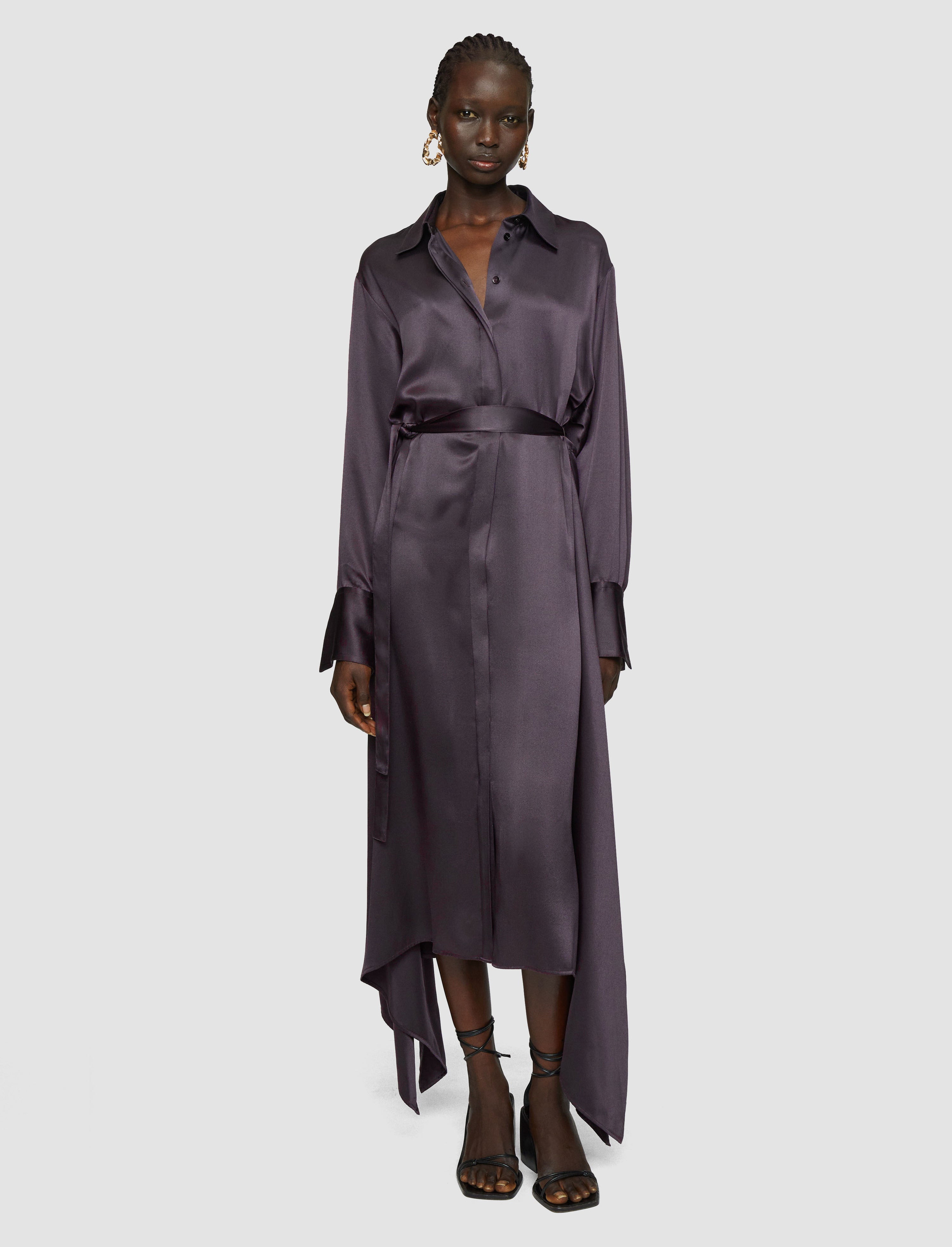 Cyprien Silk Satin Dress - 2
