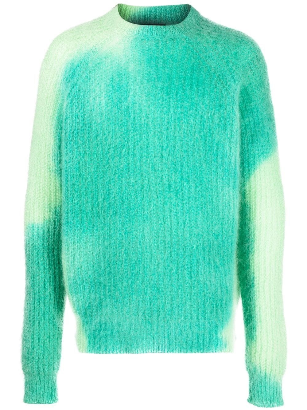 tie-dye knitted jumper - 1