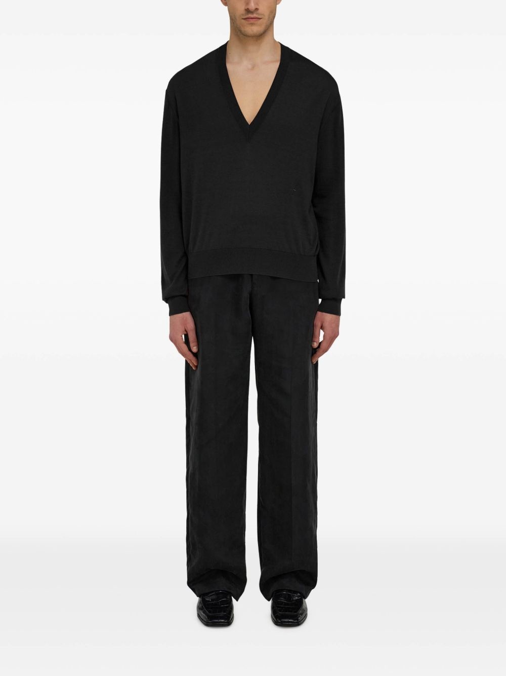 v-neck jumper - 2