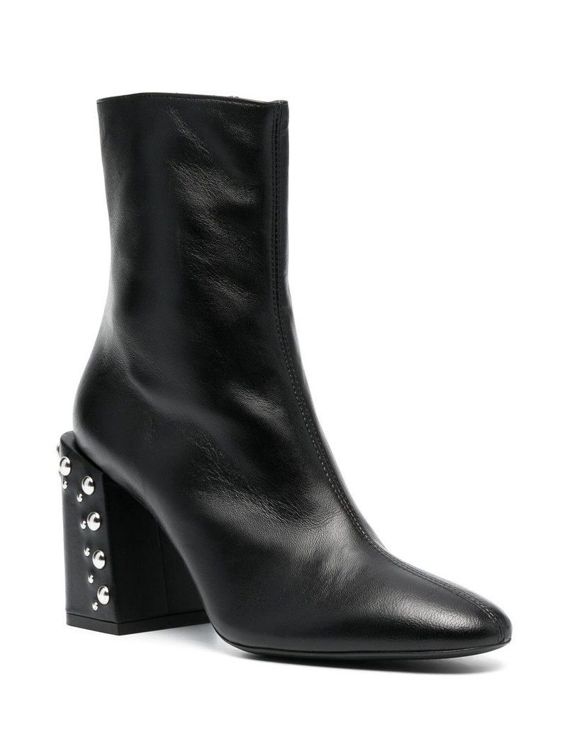 FURLA studded-heel 75mm ankle boots outlook