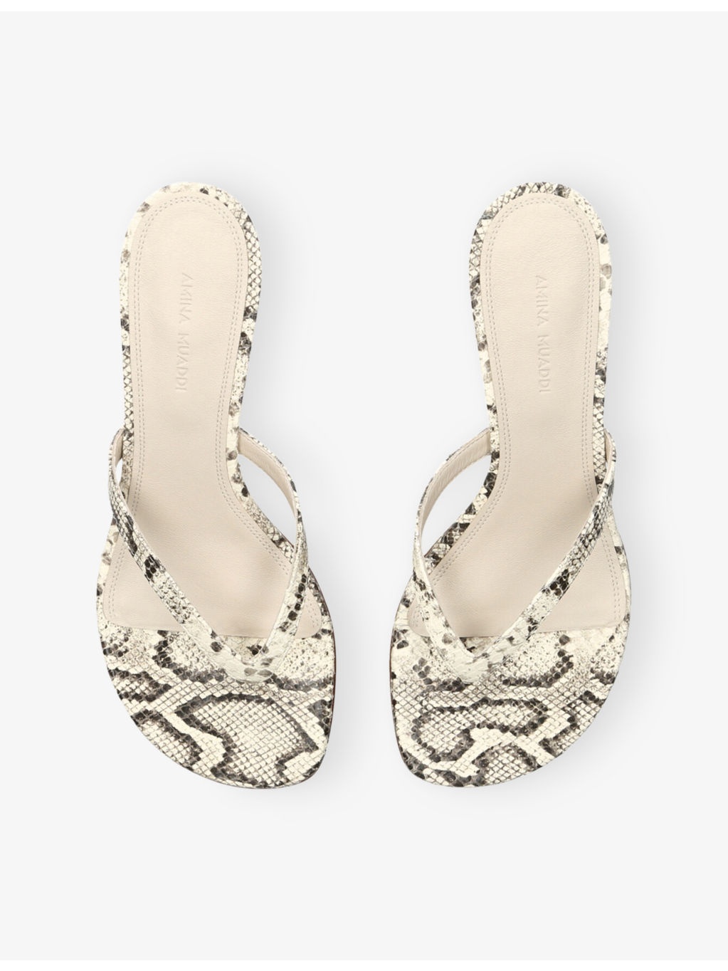 Juliette Thong 45 Leather Heeled Sandals - 2