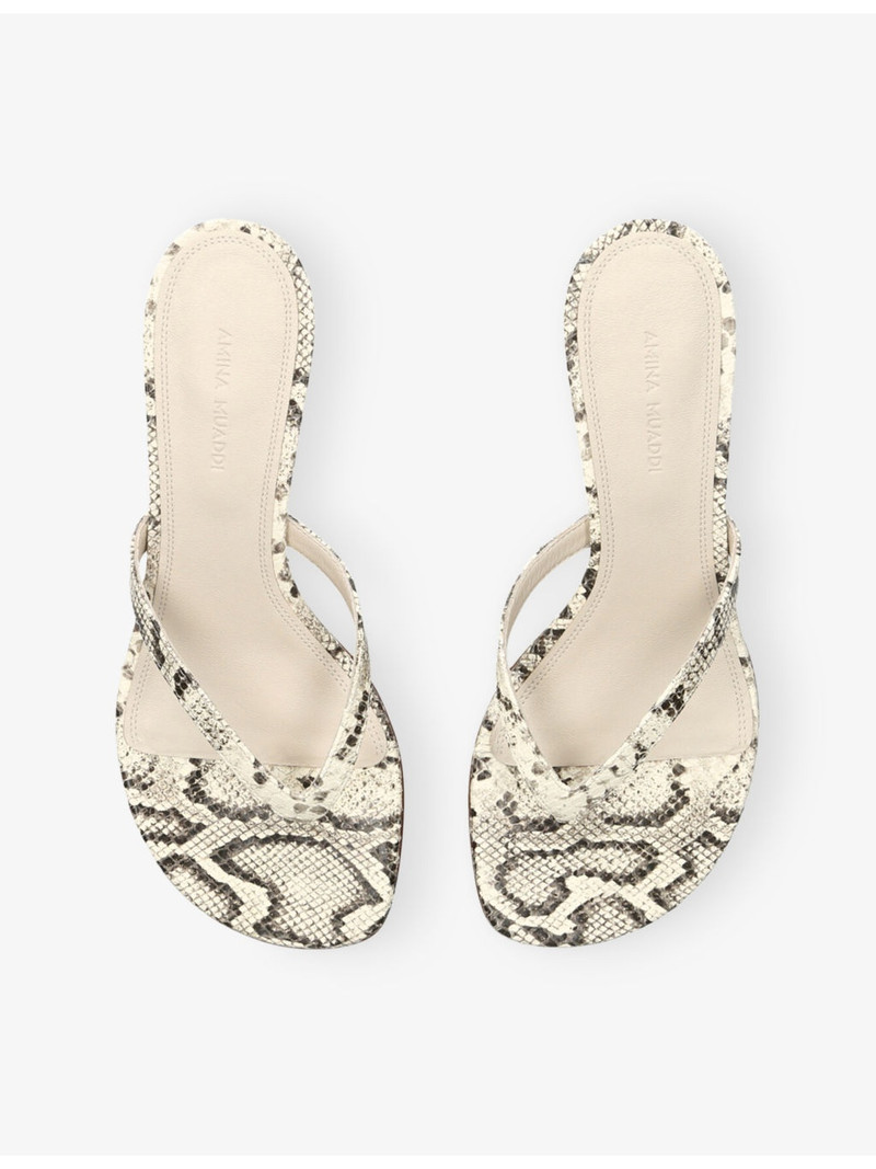 Juliette Thong 45 Leather Heeled Sandals 2