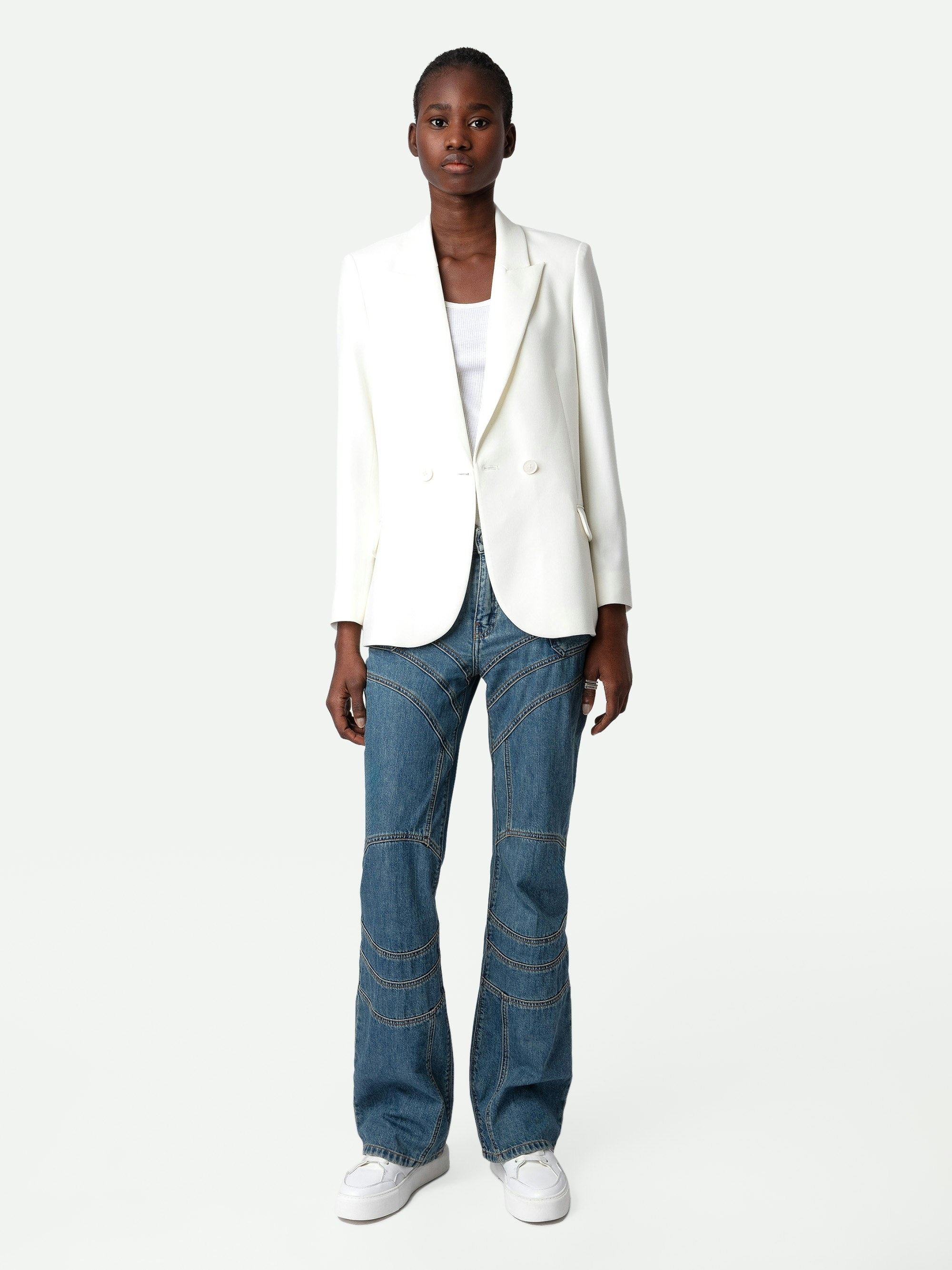 Visit Peace & Love Diamanté Blazer - 3
