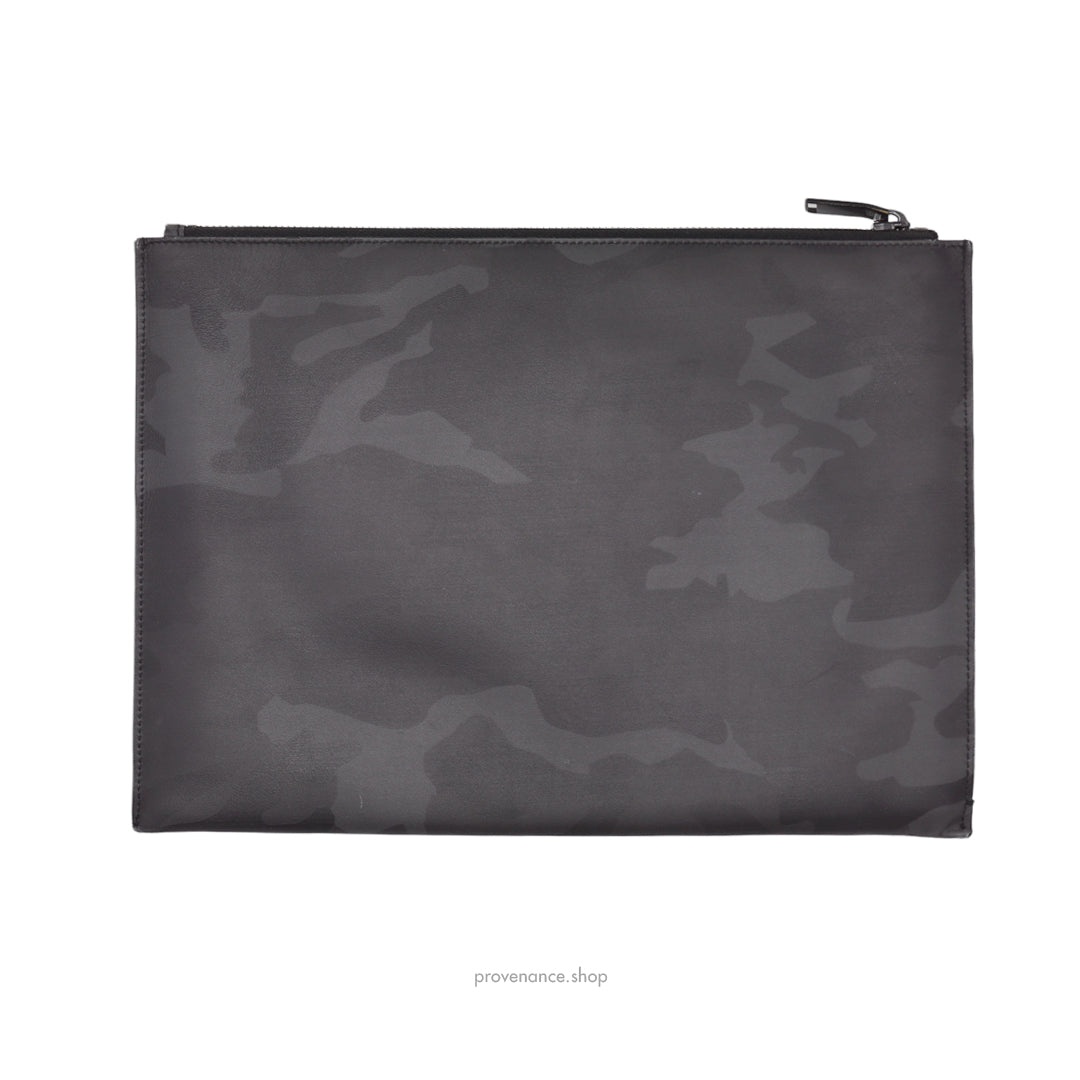 Saint Laurent Paris SLP Zipped Pouch - Shadow Camo - 2