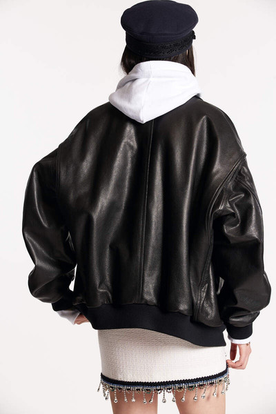 DSQUARED2 CLASSIC LEATHER BOMBER JACKET outlook