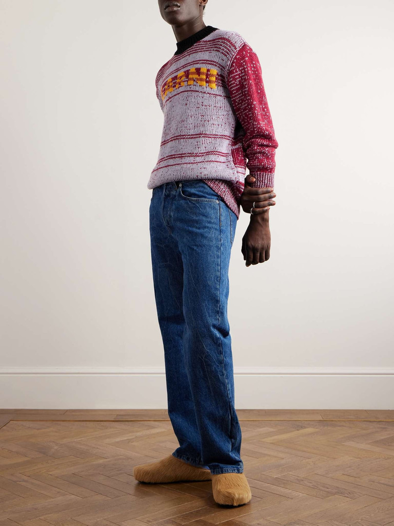 Marni Logo-Intarsia Wool Sweater outlook