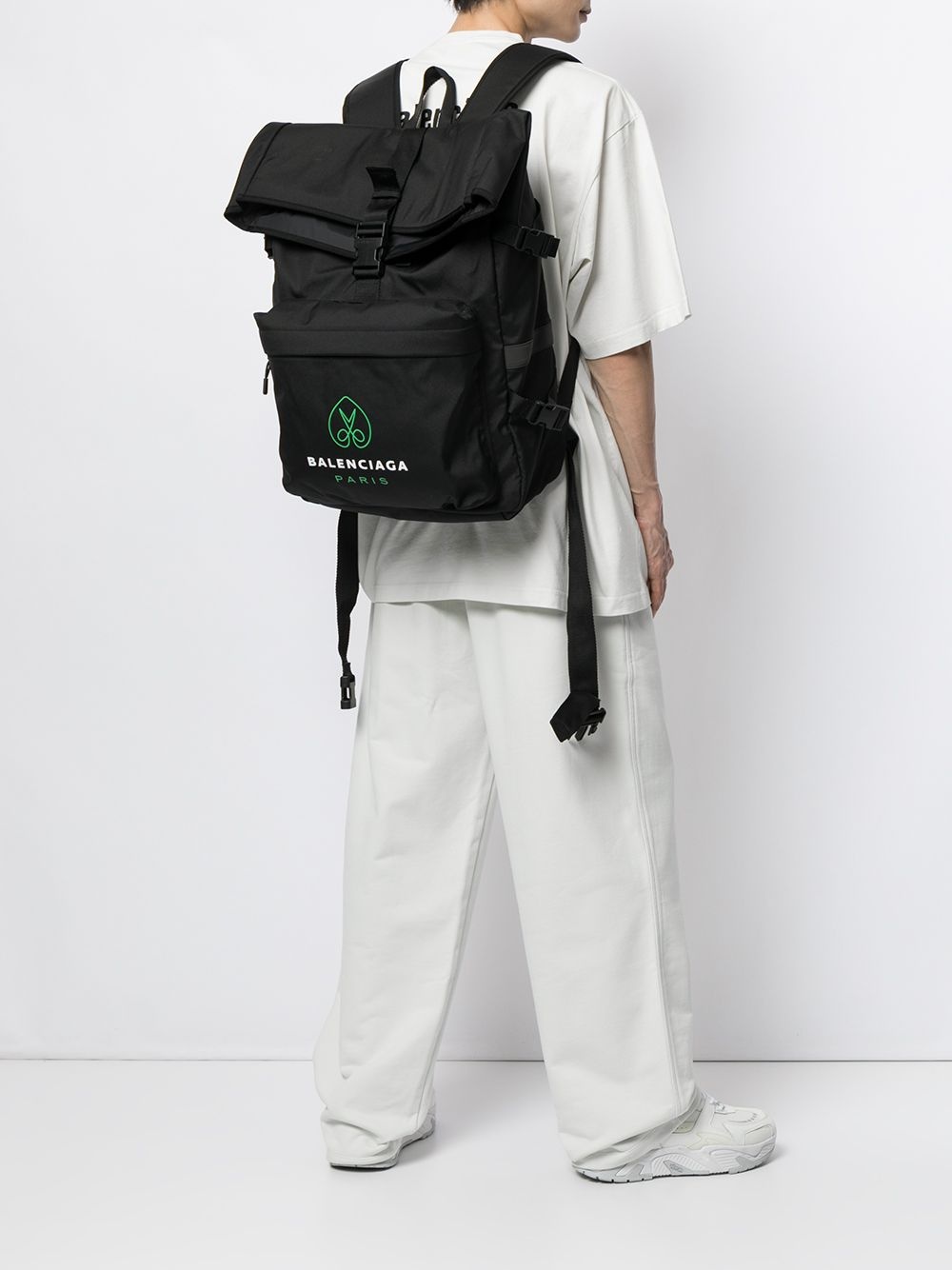 logo-print backpack - 2