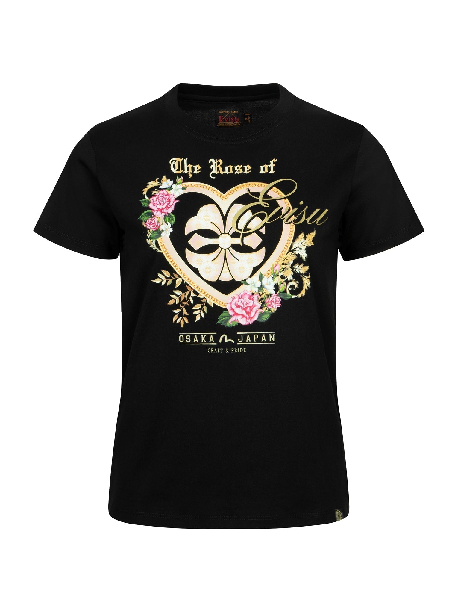 THE ROSE OF EVISU PRINT REGULAR FIT T-SHIRT - 12