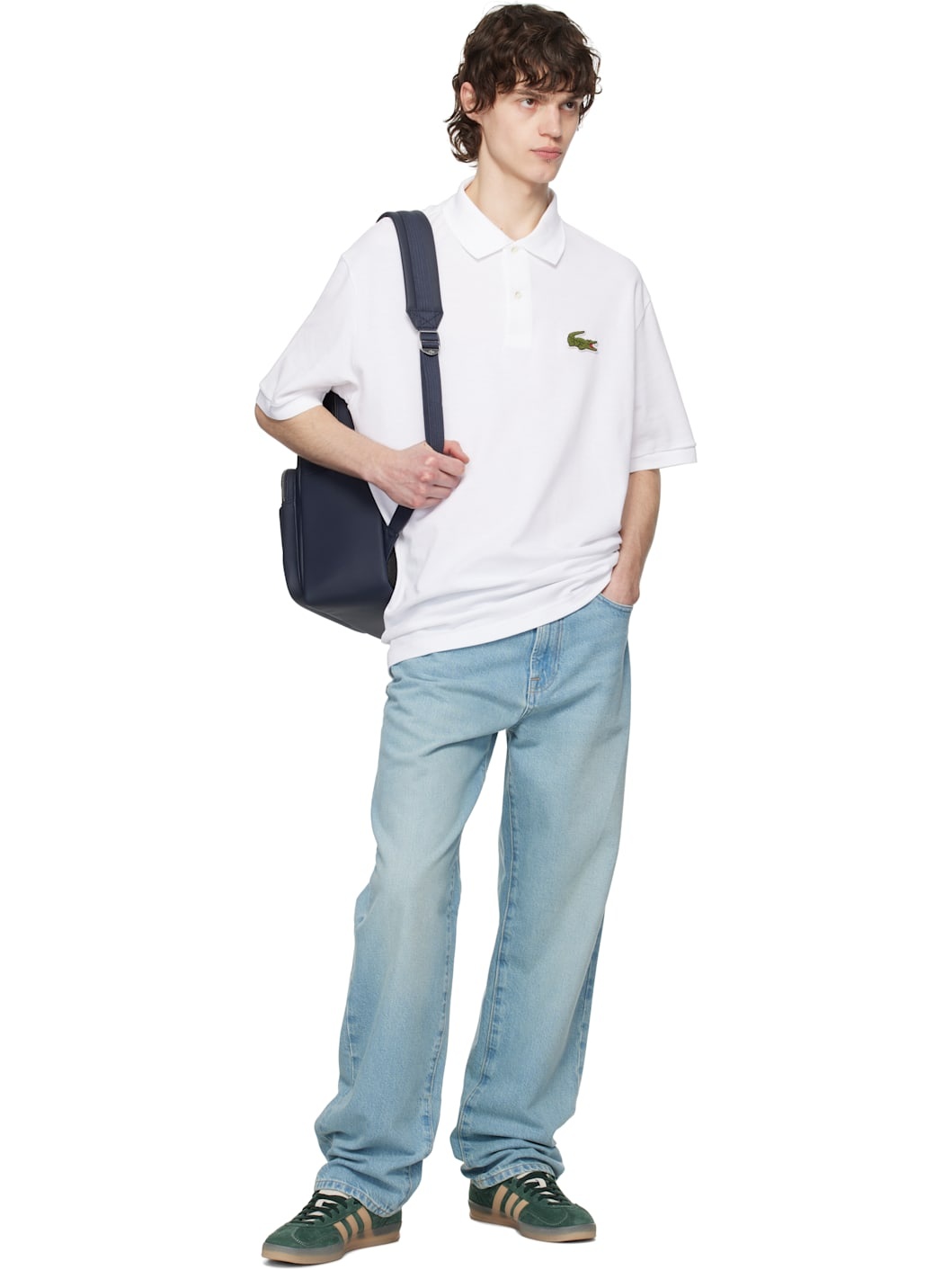 Blue 5-Pocket Straight Cut Jeans - 4