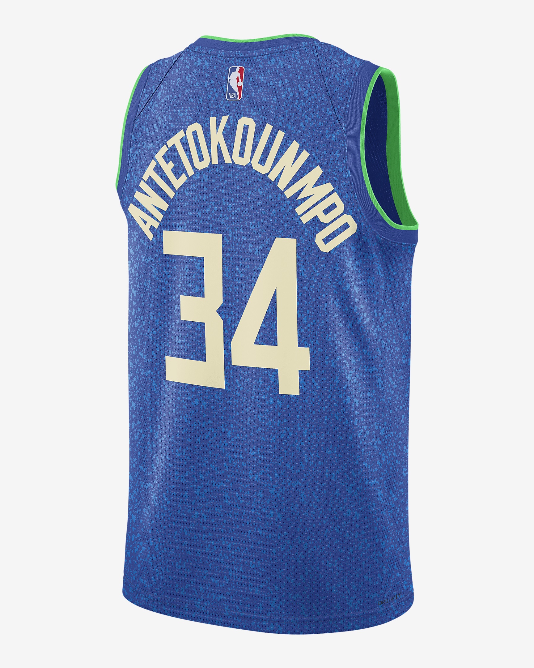 Giannis Antetokounmpo Milwaukee Bucks City Edition 2023/24 Nike Men's Dri-FIT NBA Swingman Jersey - 2