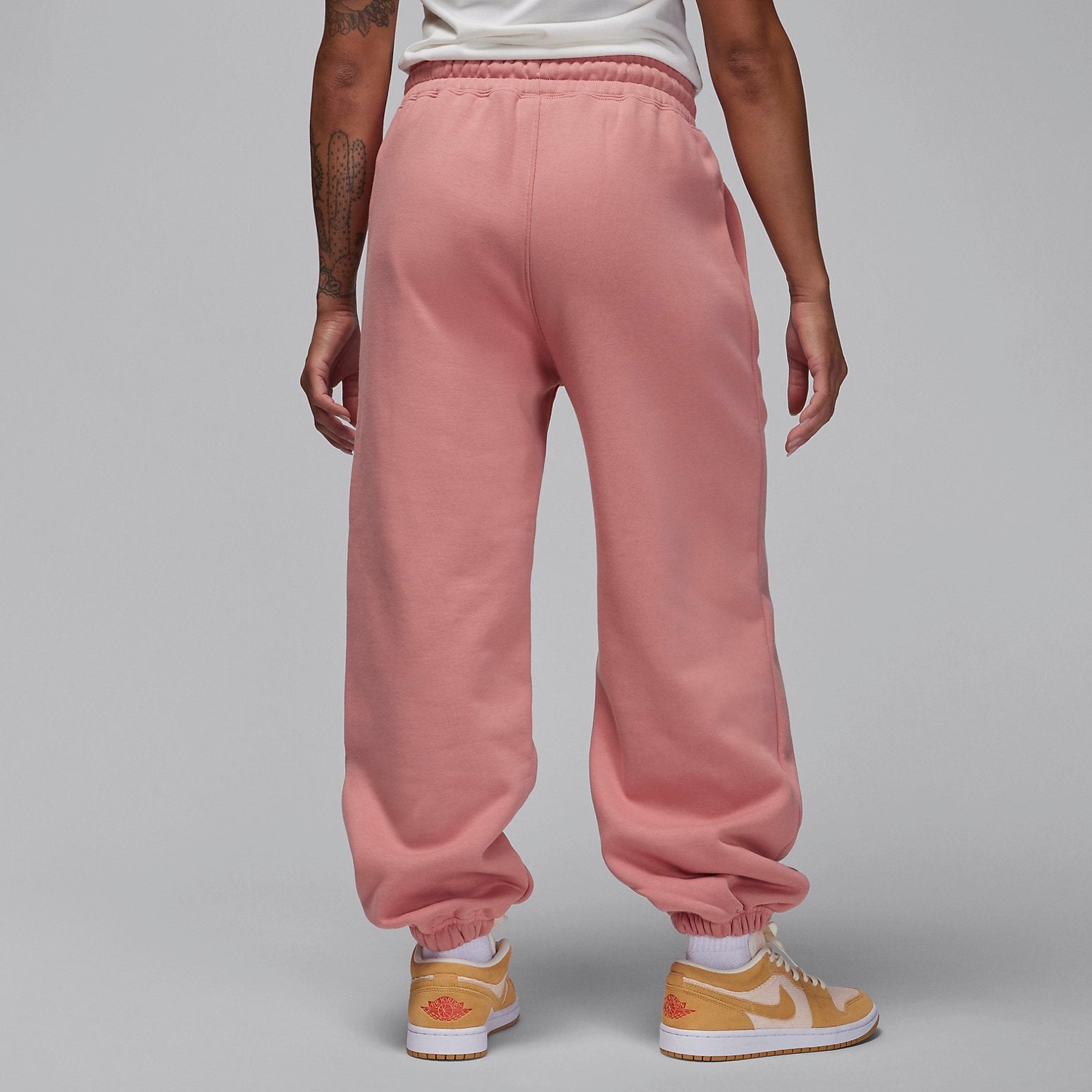 (WMNS) Air Jordan Flight Pants 'Red Stardust' FB5114-618 - 6