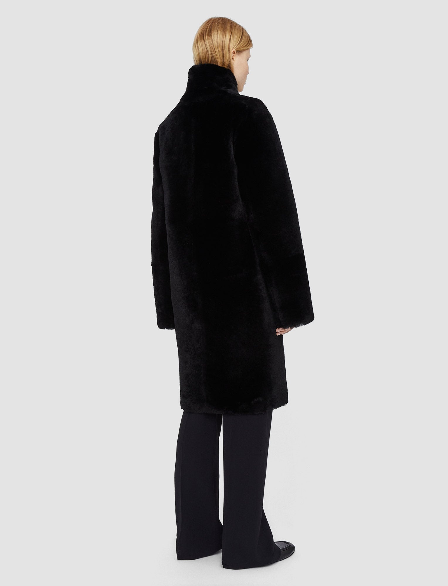 Reversible Shearling Britanny Coat - 4