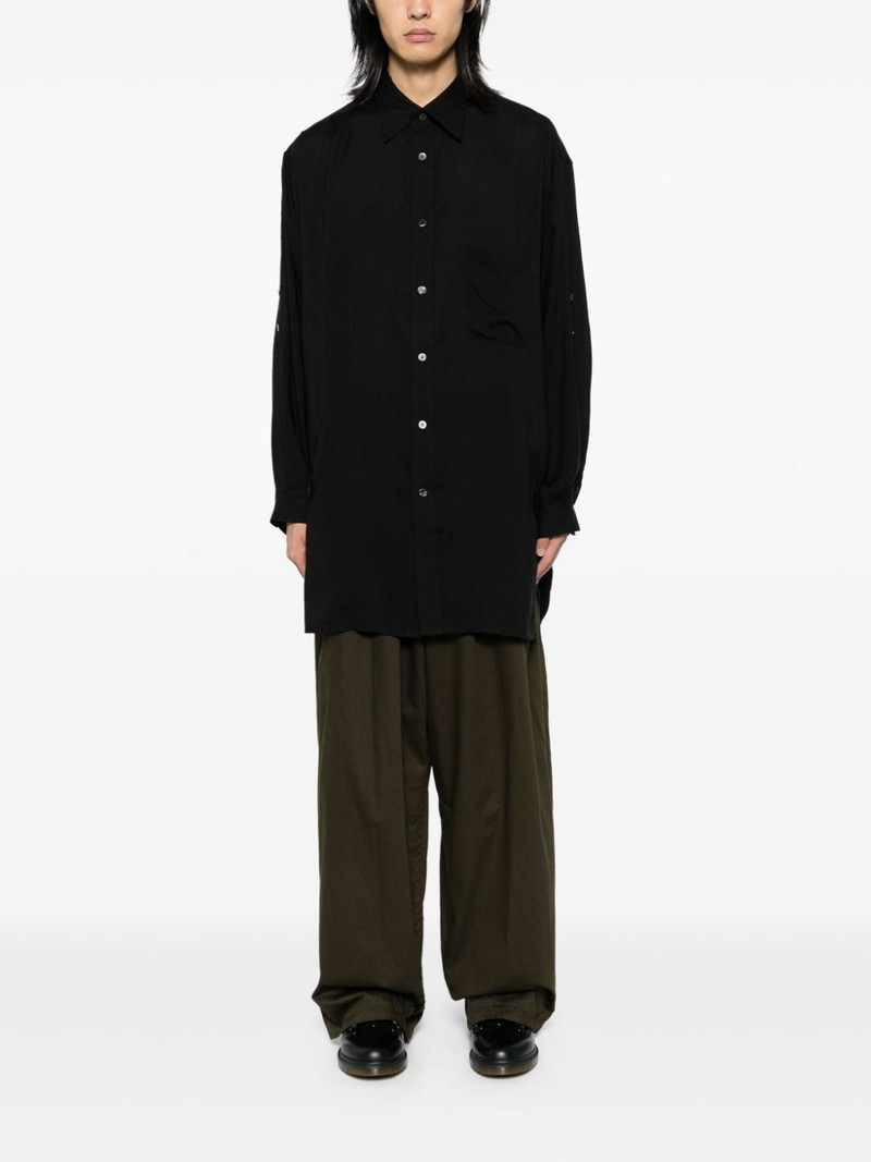 Yohji Yamamoto loose-fit trousers outlook