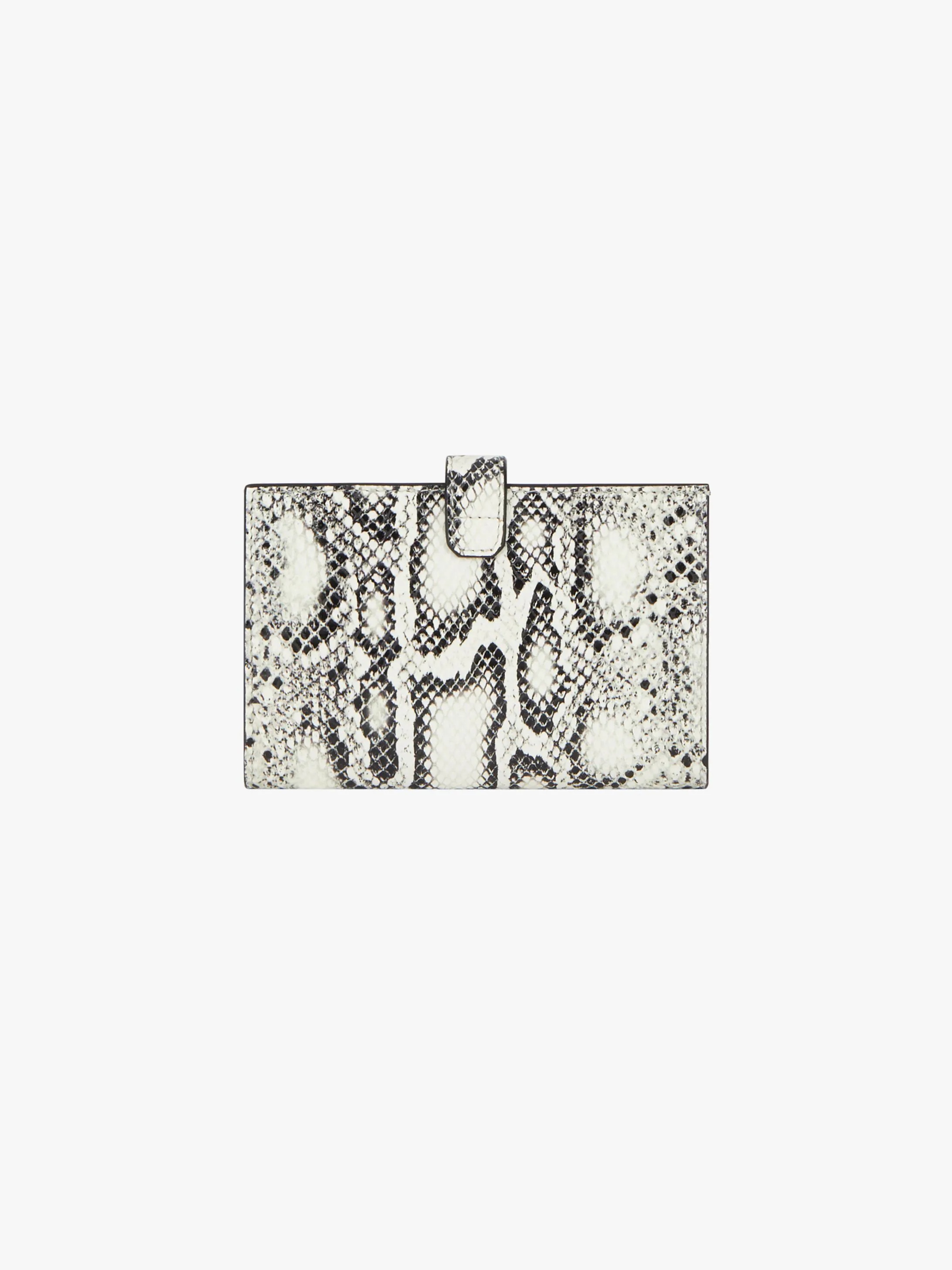 4G WALLET IN PYTHON EFFECT LEATHER - 4