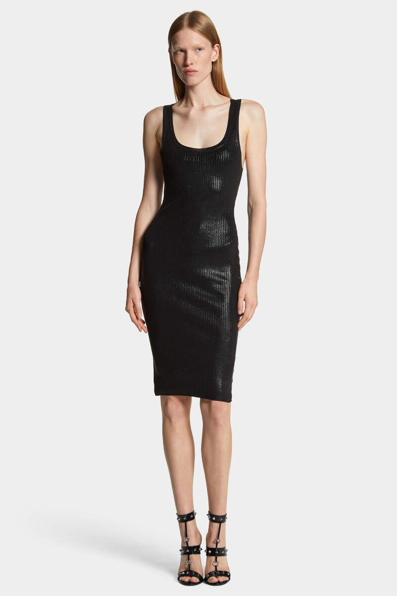 SHIMMER KNIT MIDI DRESS 3
