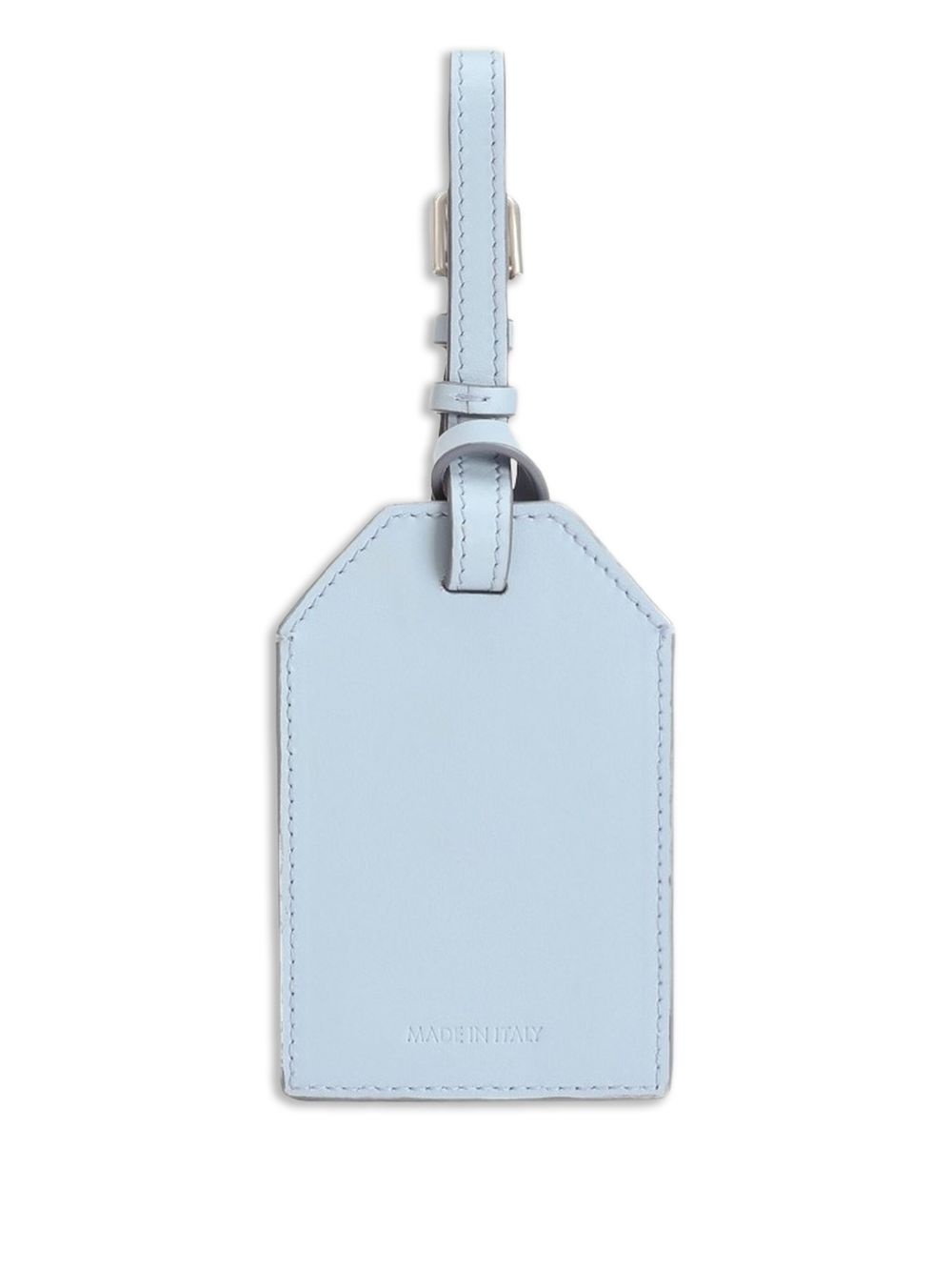 perforated leather tag holder - 2