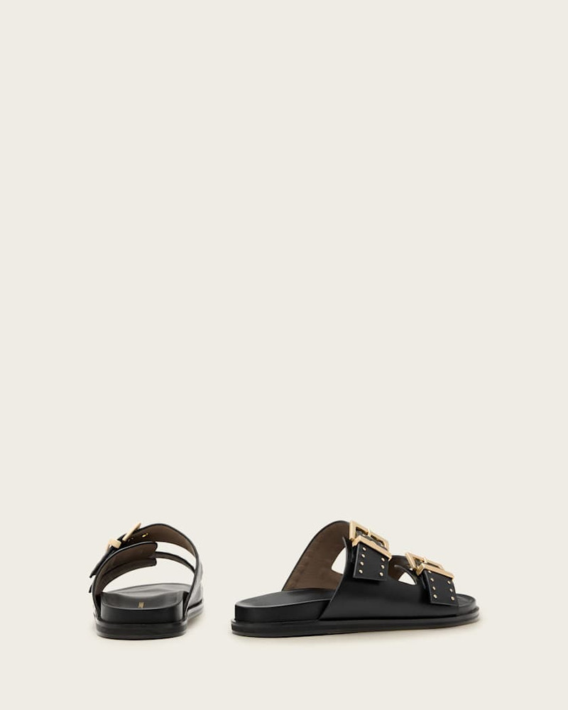 MAGDA STUDDED LEATHER SANDALS 6