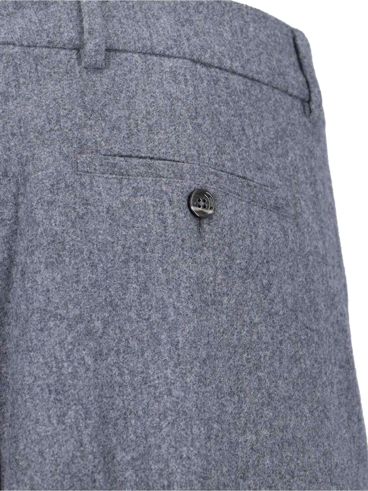 TAILORED VIRGIN WOOL TROUSERS - 4