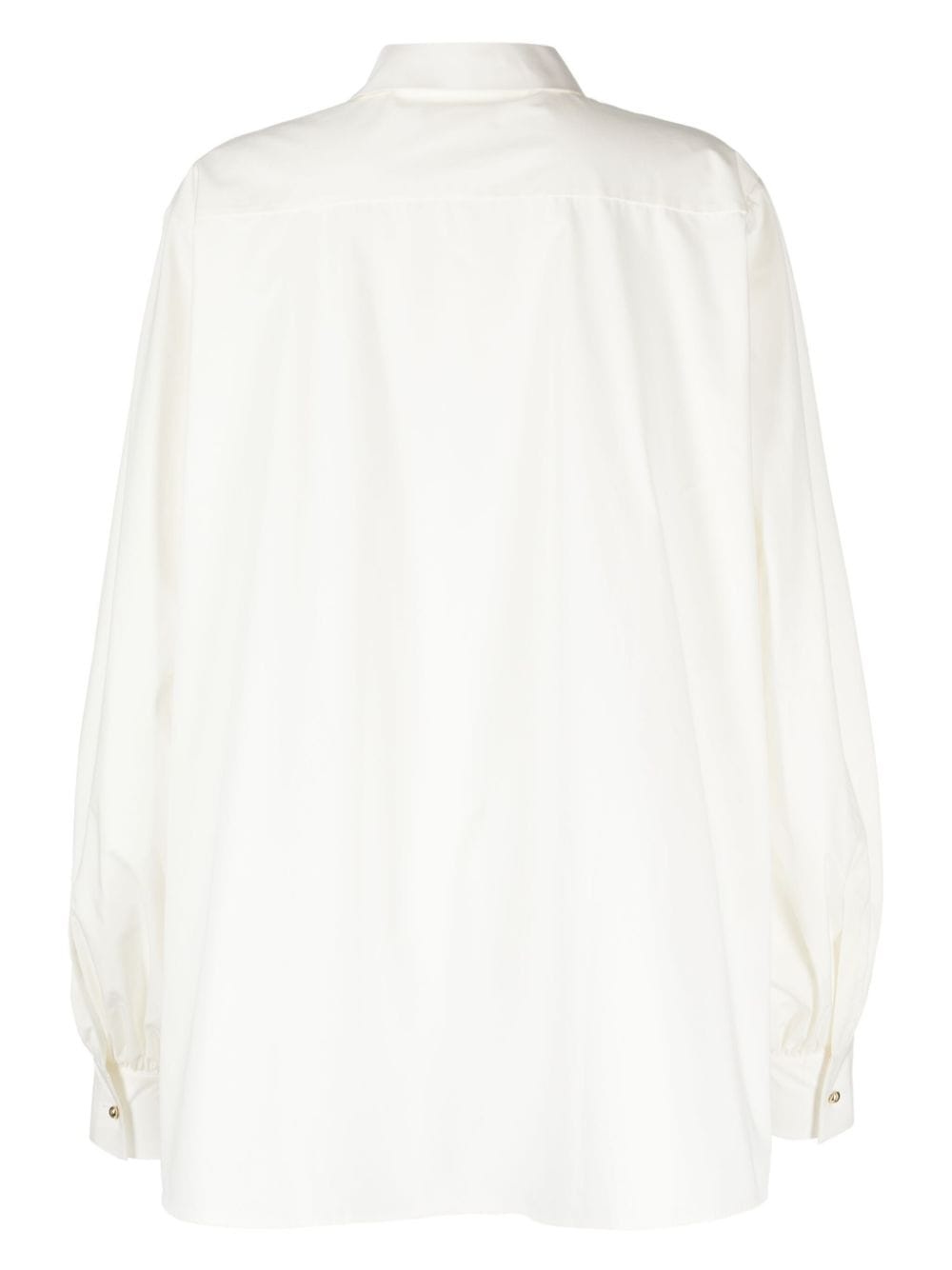 lace-embroidered cotton shirt - 2
