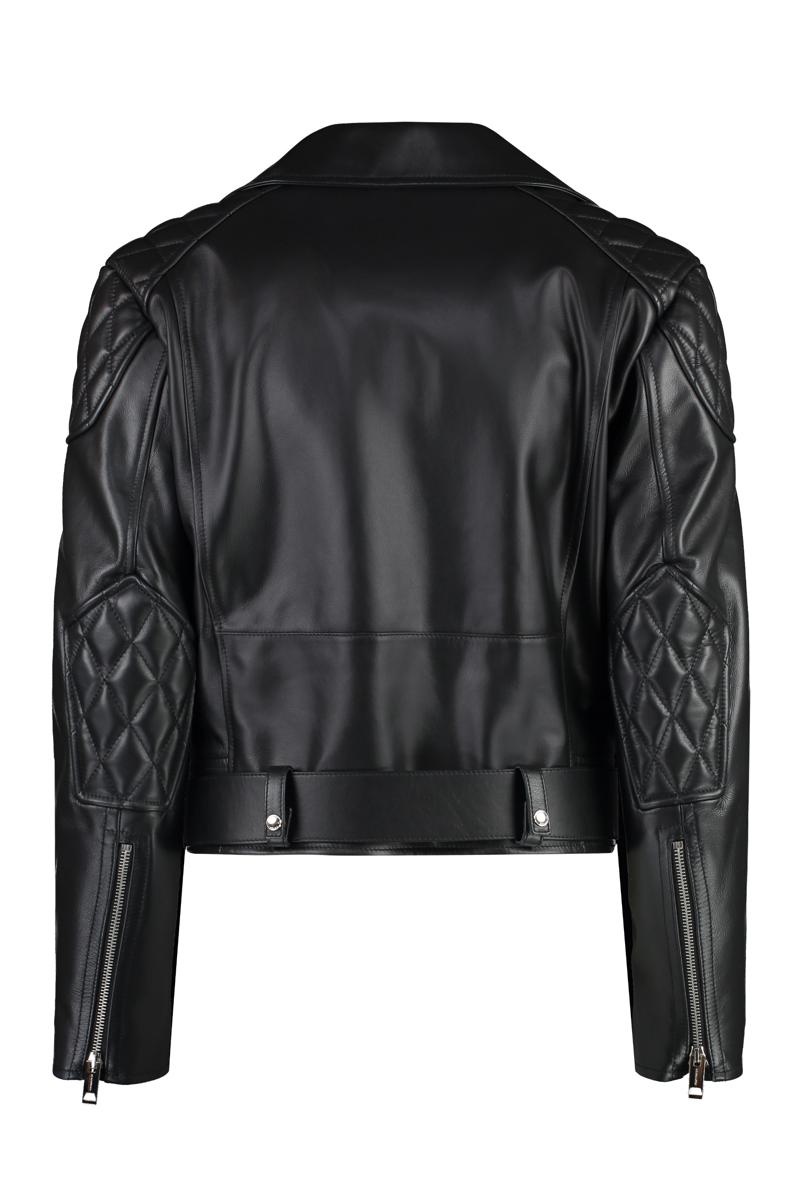 BURBERRY CALF LEATHER JACKET - 2