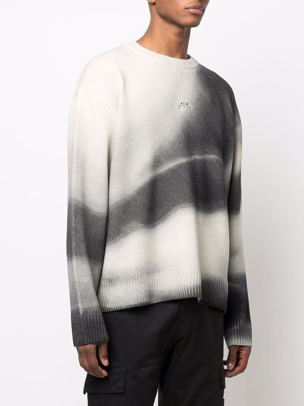 tie-dye wool jumper - 3