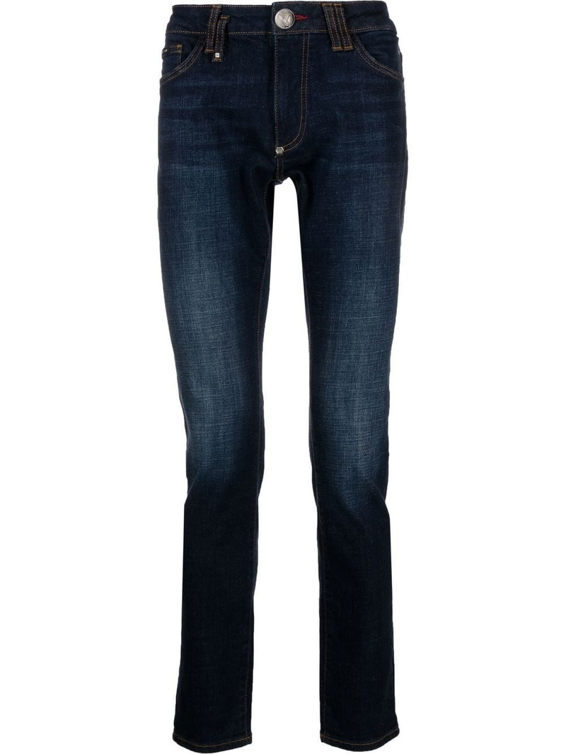 slim-cut leg jeans 1