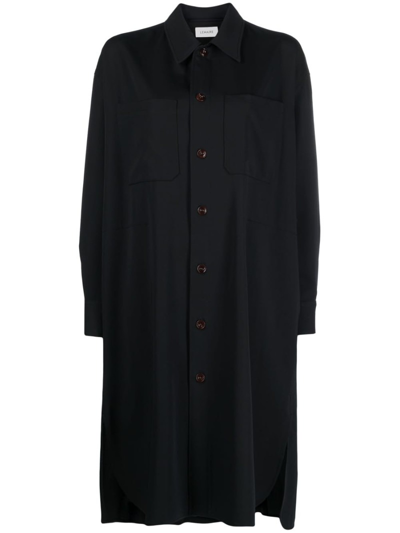 long-sleeve shirt dress 1