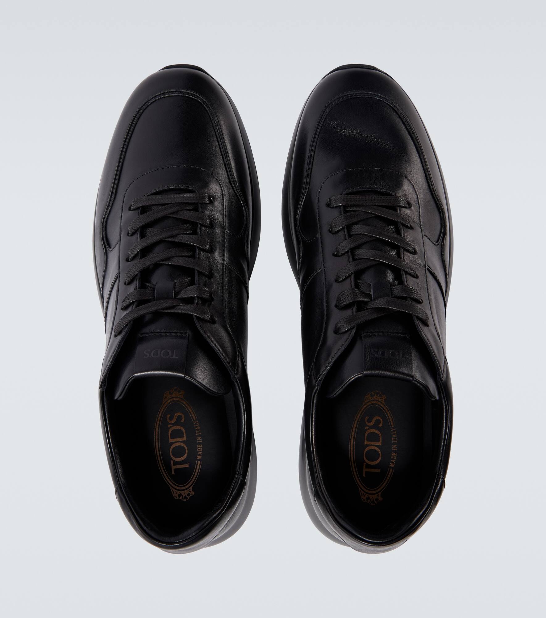 Leather sneakers - 4