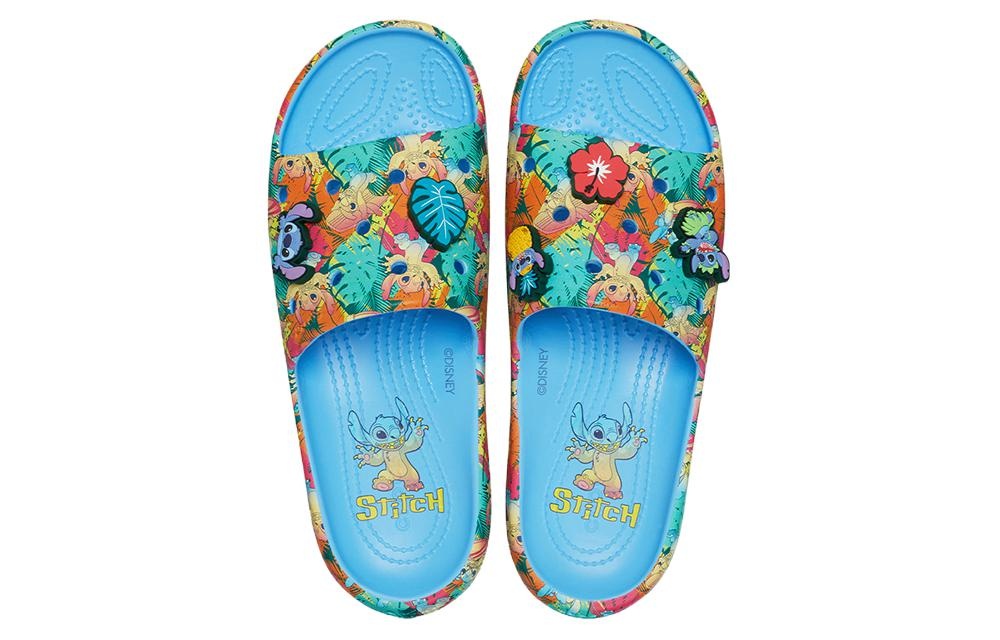 Crocs x Disney Stitch Classic Slides 'Blue Multi' 209788-4TB - 5
