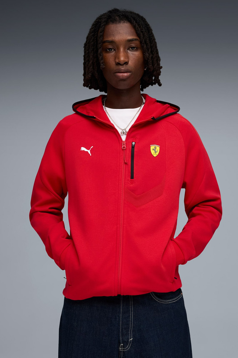 PUMA Scuderia Ferrari Men's Hooded Jacket outlook