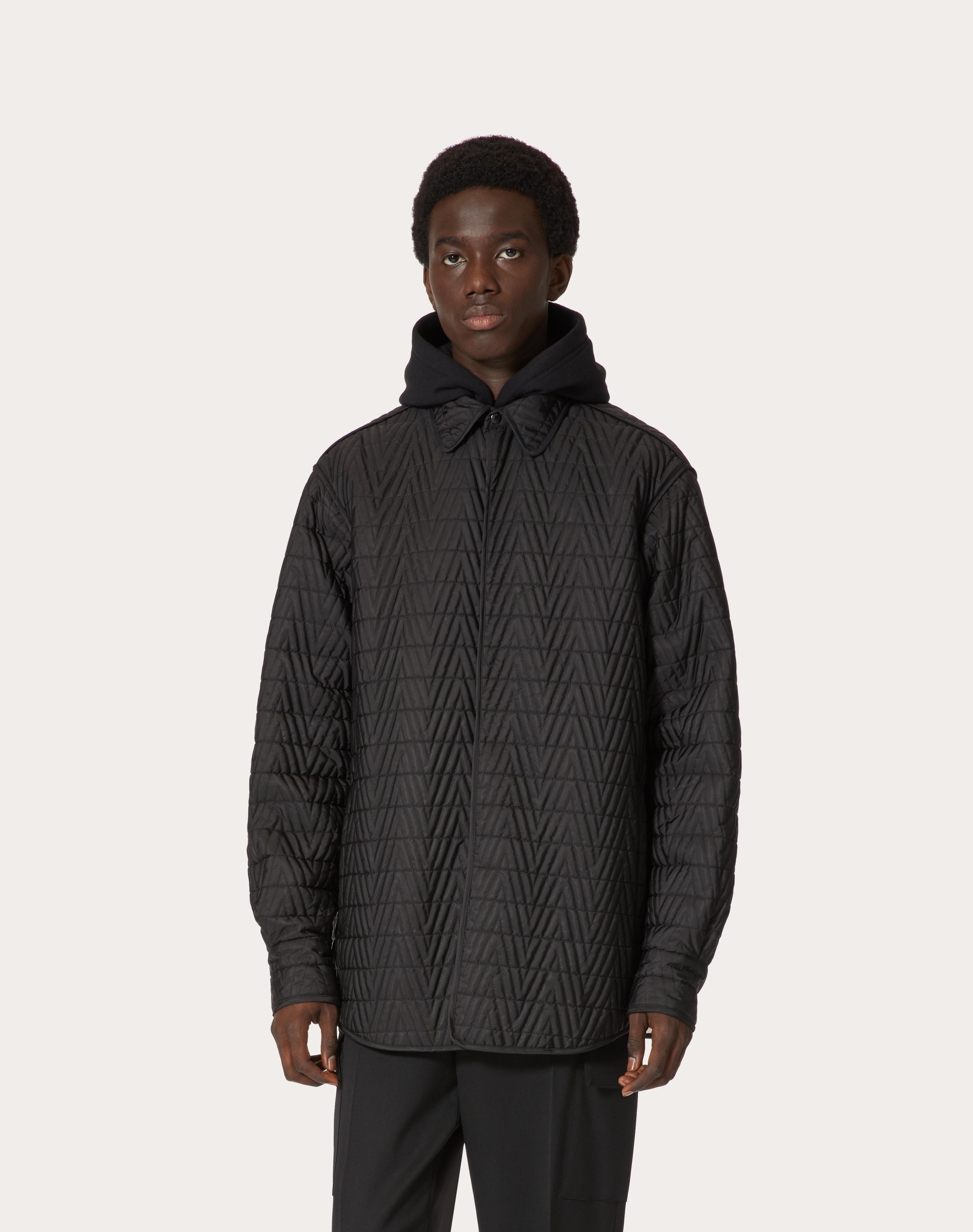 QUILTED NYLON OVERSHIRT - 3
