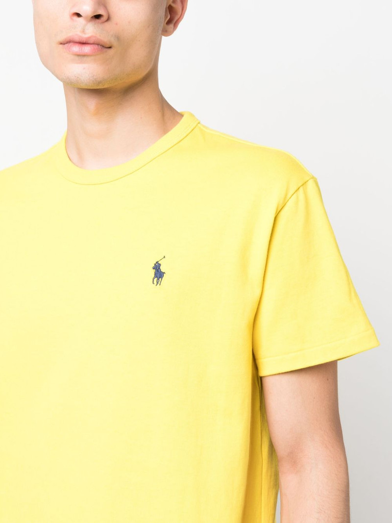 embroidered-logo cotton T-shirt 5