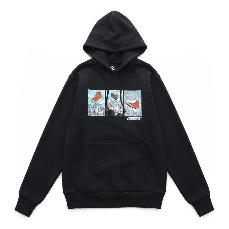 Converse Comic Graphic Hoodie 'Black' 10023948-A02 - 1