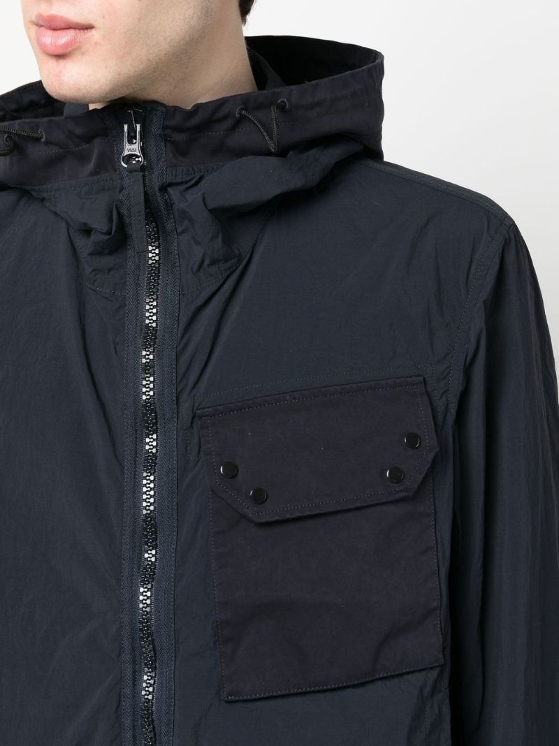 zipped-up chest-pocket jacket - 5