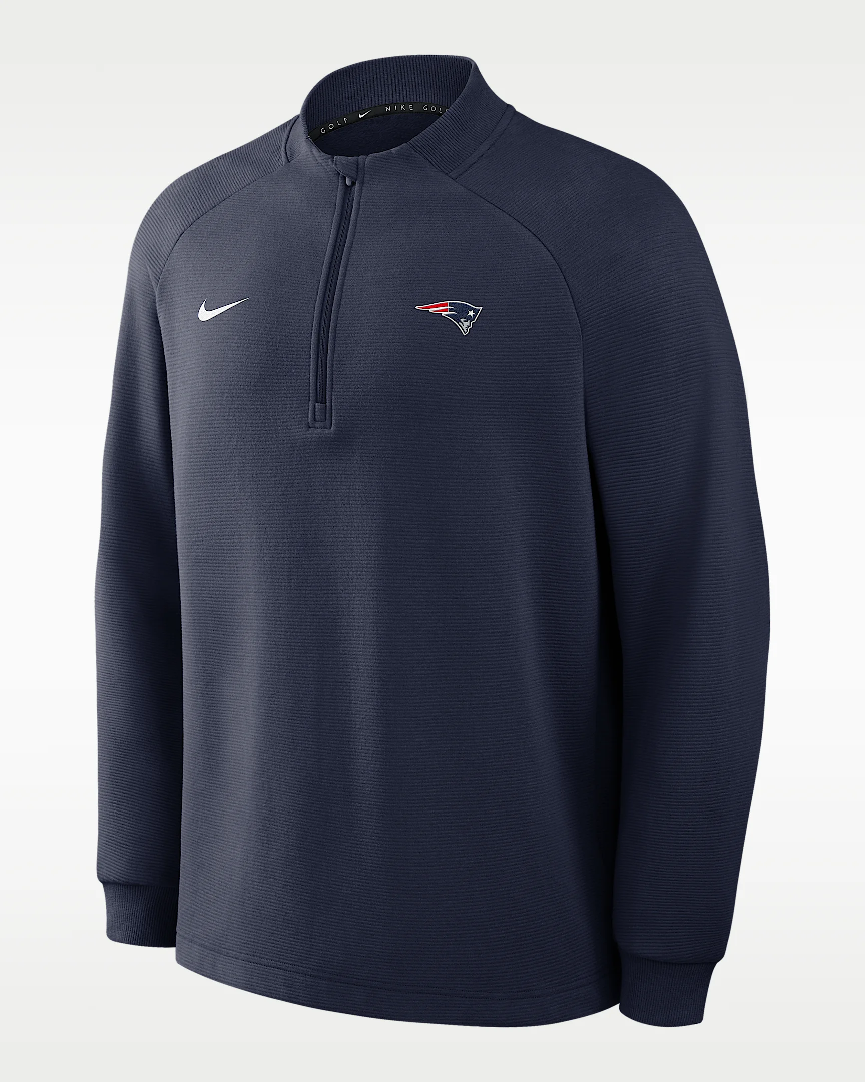 New England Patriots Par Men's Nike Therma-FIT NFL Half-Zip Pullover - 1