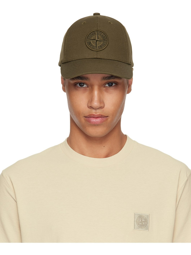 Khaki Cotton Reps Cap 1