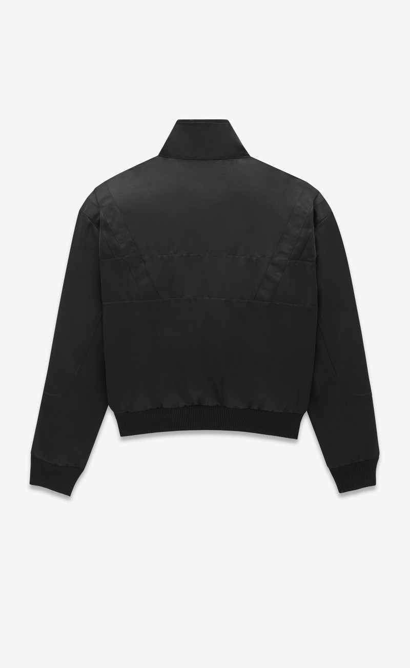 saint laurent teddy jacket in satin 3