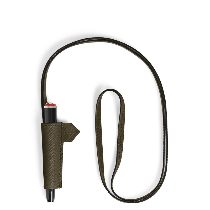 1-PEN LOOP NECKLACE IN SARTORIAL LEATHER 1