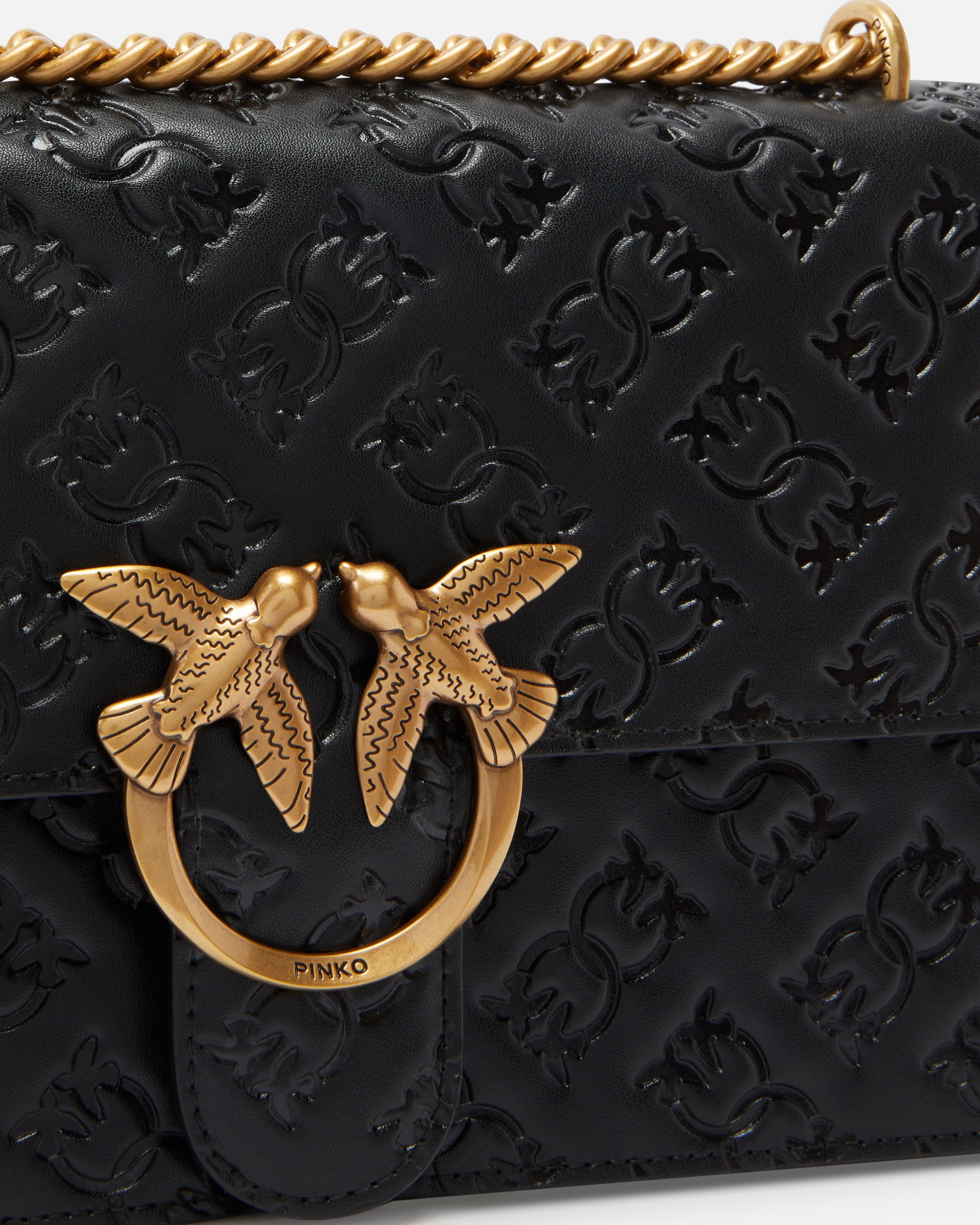 LOVE BAG LEATHER CROSSBODY BAG WITH LOGO - 3