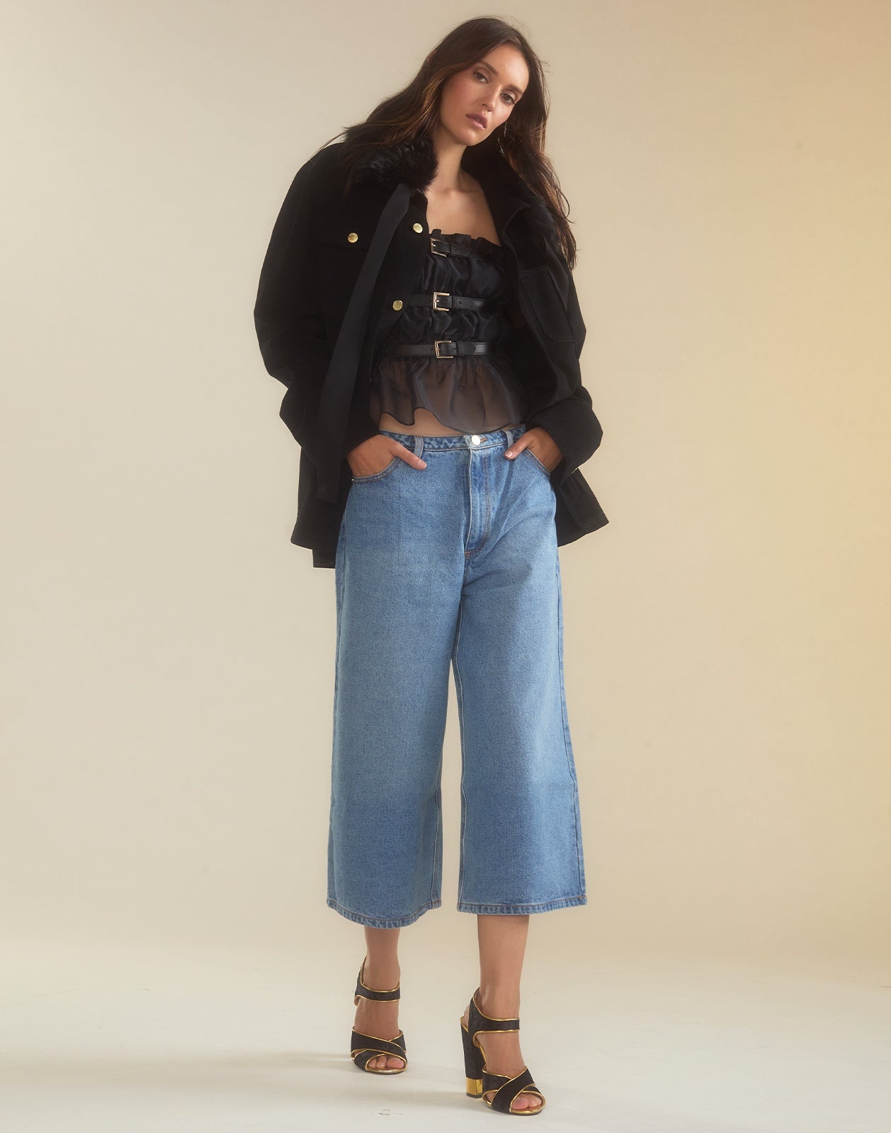 Buckle Up Silk Organza Top - 6