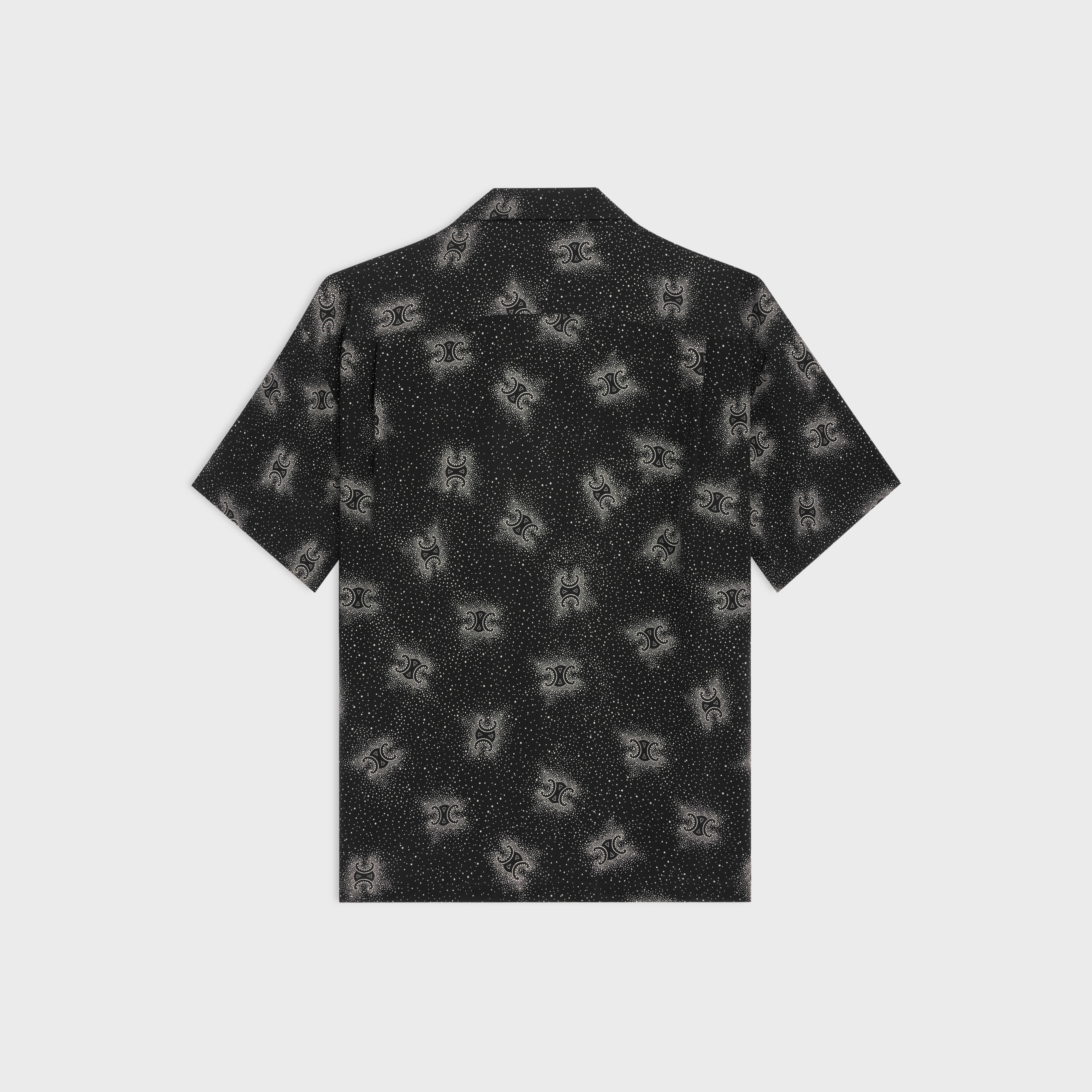 hawaiian shirt in printed crepe de chine - 2
